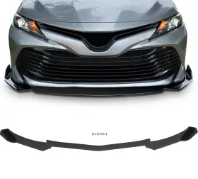 Cb168238s05 Scitoo Universal Carbon Fiber Hydro Dip Adjustable Front Bumper Lip Spoiler 3pcs