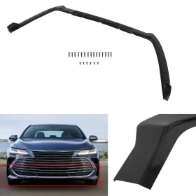 Sci0523119555s01 Scitoo For 2019-2021 Toyota Avalon Front Bumper Lip Painted Black