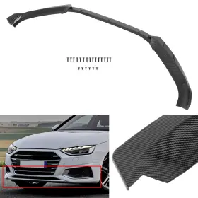 Sci0523119559s01 Scitoo For 2017 - 2019 Audi A4 2018 S4 Front Bumper Lip Carbon Fiber Color