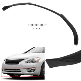 Sci0523119565s01 Scitoo For 2013-2015 Nissan Sentra Front Bumper Lip Matt-black