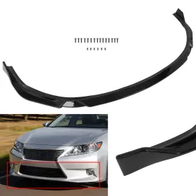 Sci0523119567s01 Scitoo For 2013-2015 Lexus Es350 Es300h Front Bumper Lip Painted Black