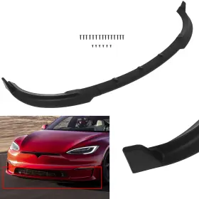 Sci0523119586s01 Scitoo For Tesla Model Y 2020-2022 Front Bumper Lip Matt-black
