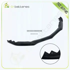 Sci061650291501s Scitoo For Cadillac Ats 2015-2018 Painted Gloss Black Front Bumper Lip Cover Trim