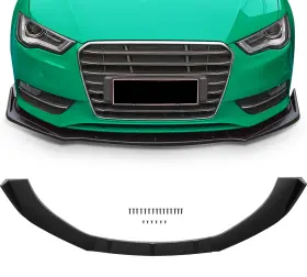 Sci061682371501s Scitoo Universal For Most Vehicles Unpainted Black Front Bumper Lip Cover Trim