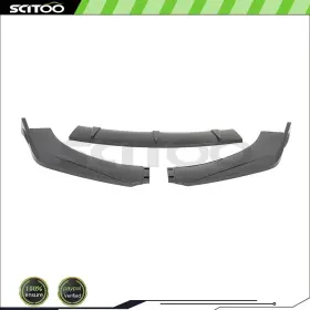 Sci061682491501s Scitoo Fits 15-20 Subaru Wrx Sti Carbon Fiber Print Painted Black Front Bumper Lip