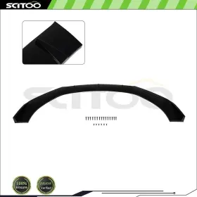 Sci117598121o1 Scitoo Front Spoiler Lip For Hyundai Veloster 2013-2017 Painted Bright Black 3pcs