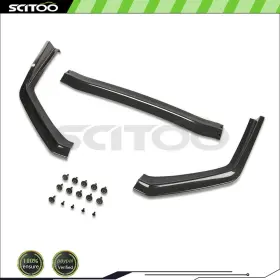 Sci1272530211s01 Scitoo For 15-20 Subaru Wrx Sti Cs Style Carbon Look Front Bumper Lip Body Kits