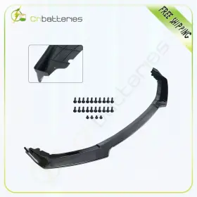 Sci1610940412s01 Scitoo 3pcs Front Bumper Lip Fit For 2016-2020 Honda Civic Glossy Black