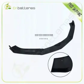 Sci1650340412s01 Scitoo 3pc Front Bumper Lip Fit For 2016 2017 Chevrolet Camaro Glossy Black