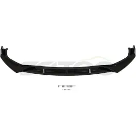 Sci1650360412s01 Scitoo 3pc Front Bumper Lip Fit For 2016 2017 2018 Honda Civic Glossy Black