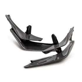 Fbc23hdcvr Seibon For Honda Civic 2023-2024 Gloss Carbon Fiber Front Bumper Canards
