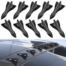Shark Fin Set 768488691126 Kit De Aletas Tiburon Difusor Compatible Con Ala Techo Spoiler Generador