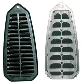 7738668 Sherman Parts 013065001400 695-47f Door Jamb Vent Grill For Chevy Camaro 1967-1969