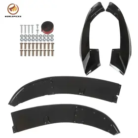 Fs1402700sr Silscvtt Plastic For Bmw F32 F33 F36 2014-2020 Front Bumper Splitter Lip Kit Jet Black