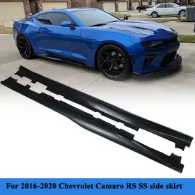 Fs845050sr Silscvtt For 2016-up Chevrolet Camaro Side Skirt Splitter Spoiler Lip Wing Zl1 Style