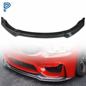 Po704575lt Silscvtt For 2015-20 Bmw F80 F82 F83 M4 M3 Plastic Carbon Fiber Color Front Splitter Lip