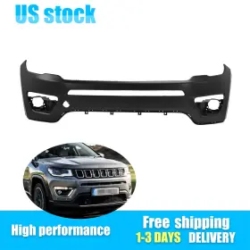 68499103aa Silverautoparts Lsot001742 Front Upper Bumper Cover Fascia Fits 2017-2021 Jeep Compass Primed
