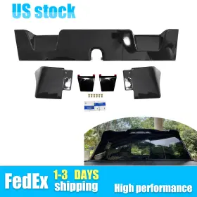 Ot00682a Silverautoparts For 2019-2021 Ram 1500 982959 Truck Cab Wing Spoiler Gloss Black 3.0l 3.6l 5.7l