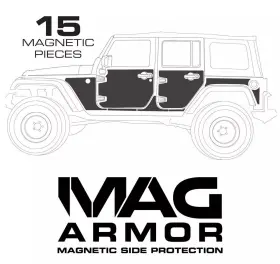 76994 Smittybilt Mag-armor Magnetic Trail Skins Fits 07-18 Wrangler Jk