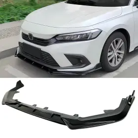 Sosega 795205437200 Front Lip 3pcs Compatible With Honda Civic Sedan Hatch 2022 2023 2024 Glossy