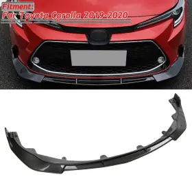 250622-1 Soylin For Corolla Xle Le 2020-2025 Front Bumper Lip Body Kit Splitter Spoiler Gloss Us