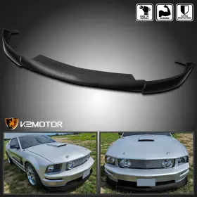 Spec-d Tuning 841808109737 Fits 2005-2009 Ford Mustang Cv2 Style Black Pu Front Bumper Lip Spoiler 05-09