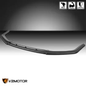 Lpf-cv175bk-pq Spec-d Tuning 17 Fits 2017-2021 Honda Civic Si Hatchback Matte Black Front Bumper Lip Spoiler