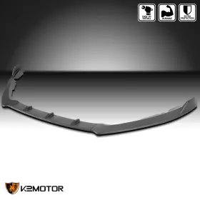 Lpf-fus19bk-pq Spec-d Tuning 19 Fits 2019-2020 Ford Fusion Matte Black 3pc Front Bumper Lip Spoiler Splitter Kit