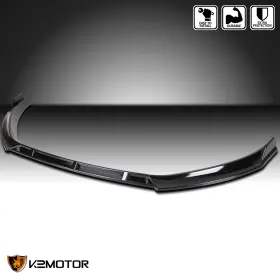 Lpf-glf14bk-ak Spec-d Tuning 14 Fits 2014-2017 Volkswagen Golf 3pc Glossy Black Bumper Lip Spoiler Splitter