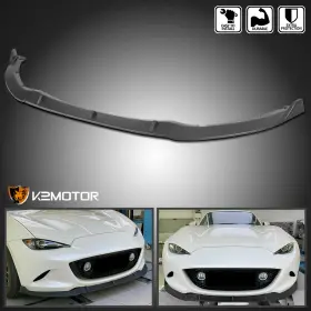 Lpf-mia16bk-pq Spec-d Tuning 16 Fit 2016-2025 Mazda Mx-5 Miata Black 3pc Style Front Bumper Lip Spoiler Splitter