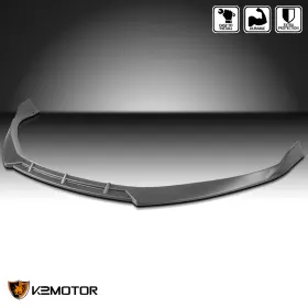 Lpf-tslas17bk-pq Spec-d Tuning 16 Fits 2016-2020 Tesla S Matte Black 3pc Style Front Bumper Lip Spoiler Splitter