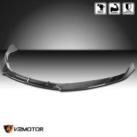 Lpf-tslas17gb-pq Spec-d Tuning 16 Fits 2016-2020 Tesla S Glossy Black 3pc Style Front Bumper Lip Spoiler Splitter