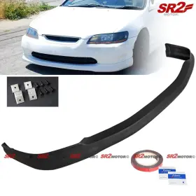 Pu-hac982-op Sr2 Motor For 98-00 Honda Accord Coupe Oe Optional Pu Front Body Bumper Lip Kit Splitter