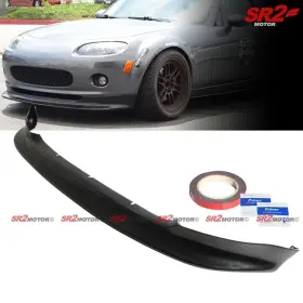 Pu-mz06-gv Sr2 Motor For 2006-2008 Mazda Mx-5 Miata Gv Style Unpainted Pu Front Bumper Lip Spoiler