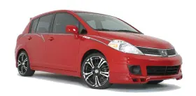 107011 Stillen For Nissan Versa Front Lip Spoiler Unpainted 07-11
