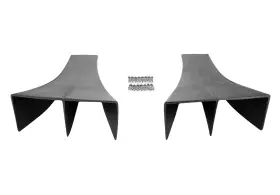 Fgt102000s Stillen For Ford Gt Rear Diffuser Matte Black 05-06