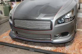 Kb12742s Stillen For Nissan Maxima Front Splitter Unpainted 09-15