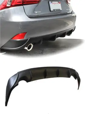 Kb31002mb Stillen For Lexus Is250 Is350 Rear Diffuser Matte Black 14-2016