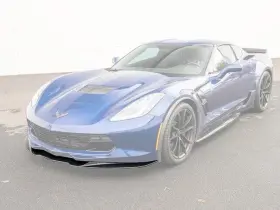 Flip-081-v2-abs Street Driven Performance 2014-2019 C7 Corvette - Z51 Aero Package Gloss Black Front Lip Splitter