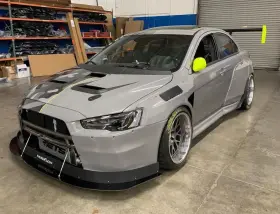 Wbk-micz4a-f Streetfighter La Custom Wide Body Kit For Cz4a Mitsubishi Lancer Evolution X