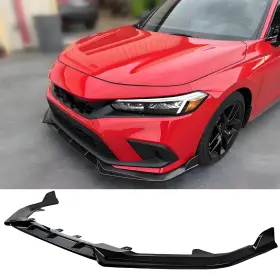 X011us Sts.ev01 Front Bumper Lip Splitter Spoiler 2022-2024 Honda Civic 11th Gen Accessories