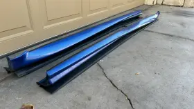 E7-7300 Subaru Jdm Impreza Wrx Sti V7 V8 V9 Side Skirts Rocker Panels 2002-07 Blue Oem
