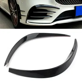 A260 Successsss 550756401052 2x Front Bumper Splitter Spoiler Canard Fit Mercedes Benz A-class 2019