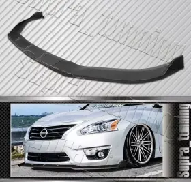 2-pu-578 Supra Tunning Matt Black Front Bumper Body Kit Spoiler Lip For 2013-2015 Nissan Altima Sedan