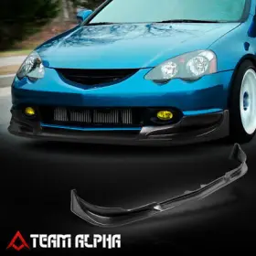 3262669 Team-alpha Fits 2002-2004 Acura Rsx Black Front Lower Bumper Face Bar Spoiler C-west Style