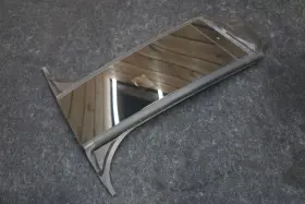 1848575-99-d Tesla Left Door B Pillar Applique Glass Molding Oem Cybertruck 2024