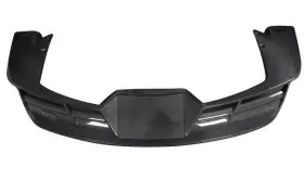 Tesla 840355549676 Fits 21-24 Model S Gloss Black Rear Diffuser Lip - Carbon Fiber