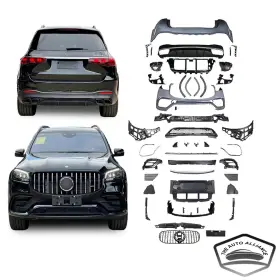X167 The Auto Alliance 768704465173 For 20-22 Mercedes Gls Rear Front Bumper Body Kit Grille Maybach Style