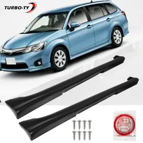2391815 Tinvhy For Toyota Corolla 03-2008 Side Skirts Body Kit Factory S-style Matte Black 2pcs