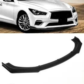Tml Eb14852214 For 2018-2023 Infiniti Q50 Base Premium Matte Black Front Bumper Lip Splitter